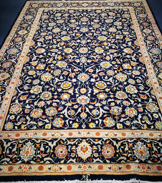 A Kashan rug 330 x 236cm